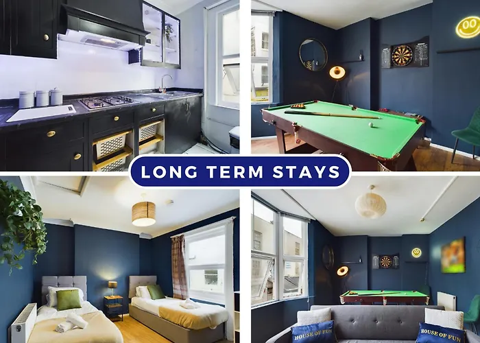 Long Stay Brighton Centre Pool Table 2Bed 4Guests