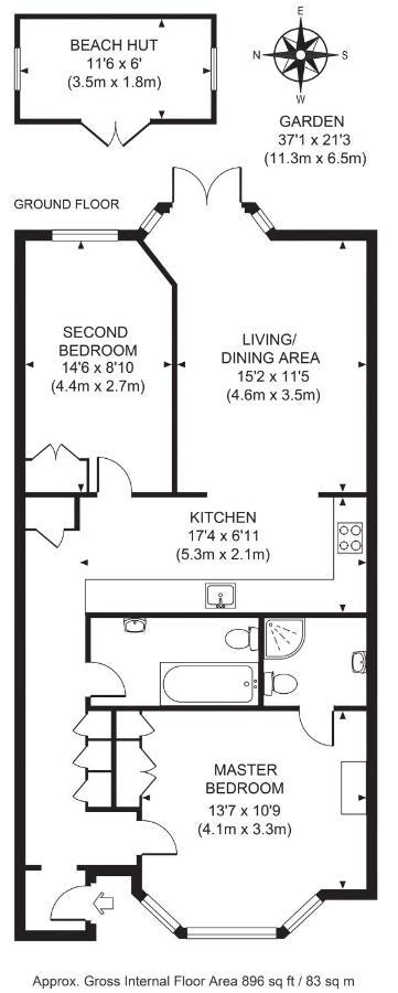 Apartment Hut Actually - By Lets *