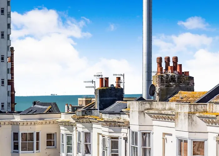 The I360 Flat, Penthouse, Sea View, Large Private Roof Terrace, Central Brighton 2 Bedroom, Up To 6 Guests