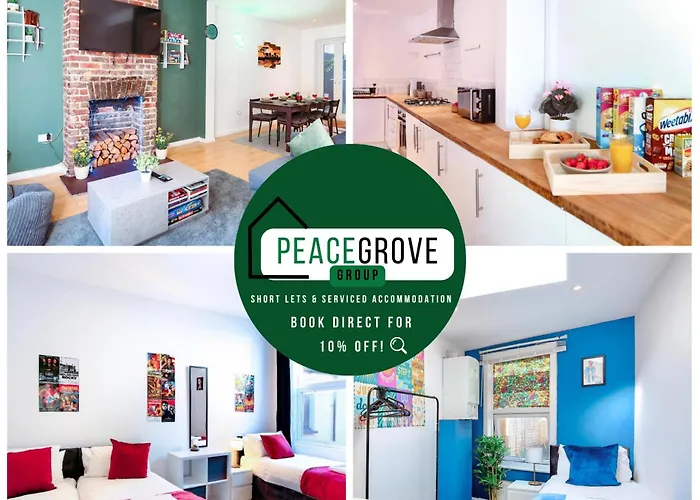 Three Bedroom House By Peacegrove Homes Short Lets & Serviced Accommodation Brighton With Free Wifi & Pet Friendly