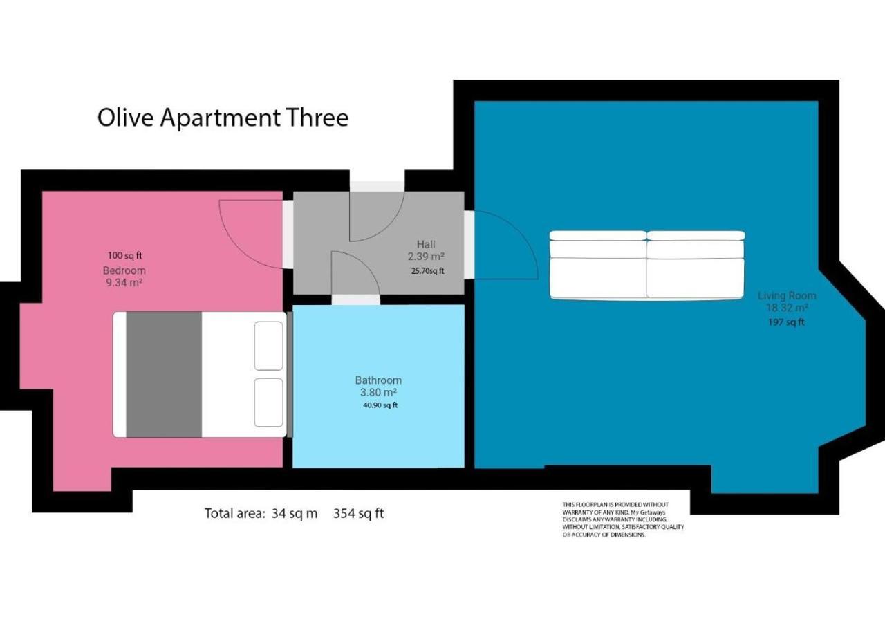 Apartment Olive Three By My Getaways Brighton
