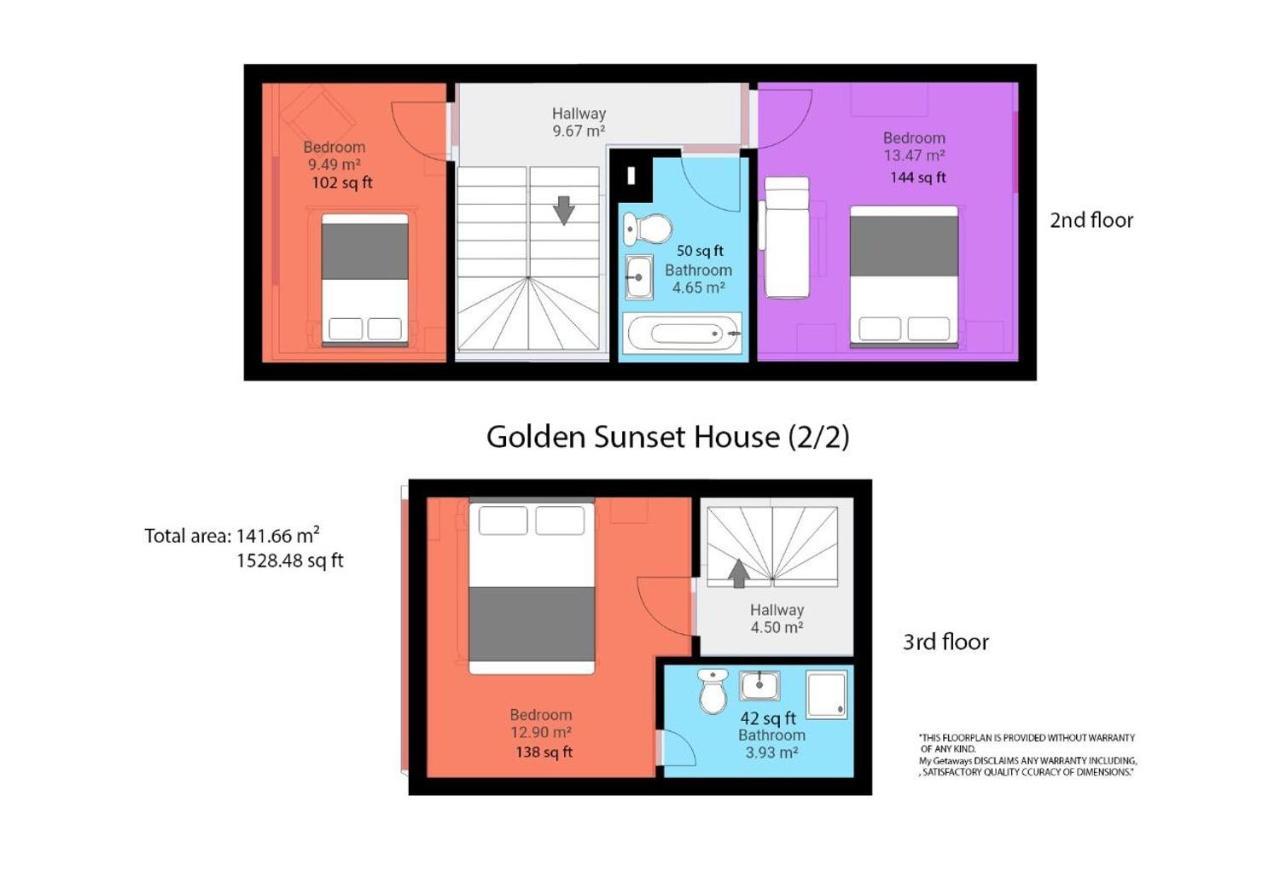Golden Sunset House With Free Parking By My Getaways Brighton