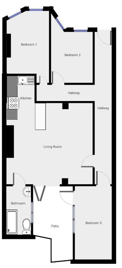 Flat, 3 Bedrooms, Sleeps 6, Close To Shops And Apartment *