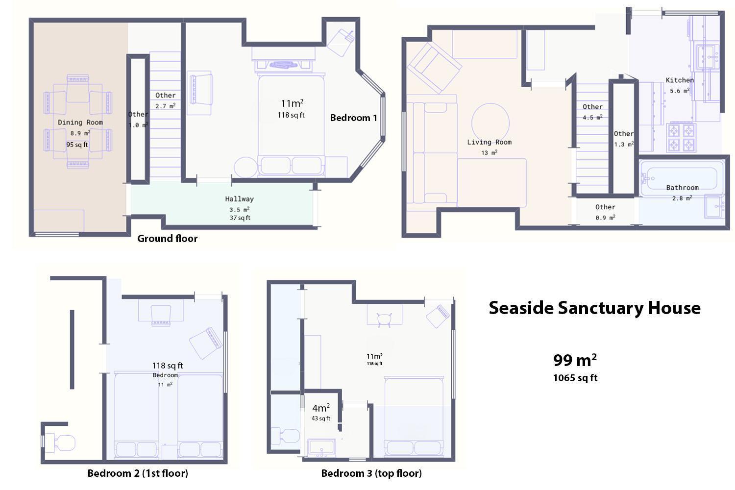 Seaside Sanctuary House By My Getaways * Brighton