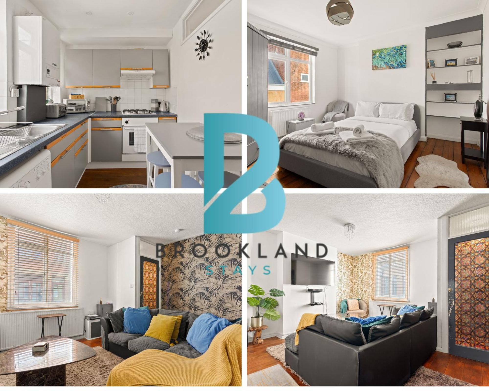 Two Bedroom By Brookland Serviced Short Lets & With Free Wifi Apartment Brighton