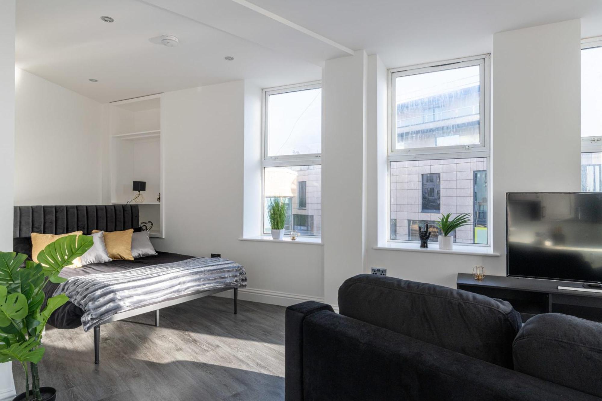Stylish Central Studio Modern Luxury Apartment Brighton