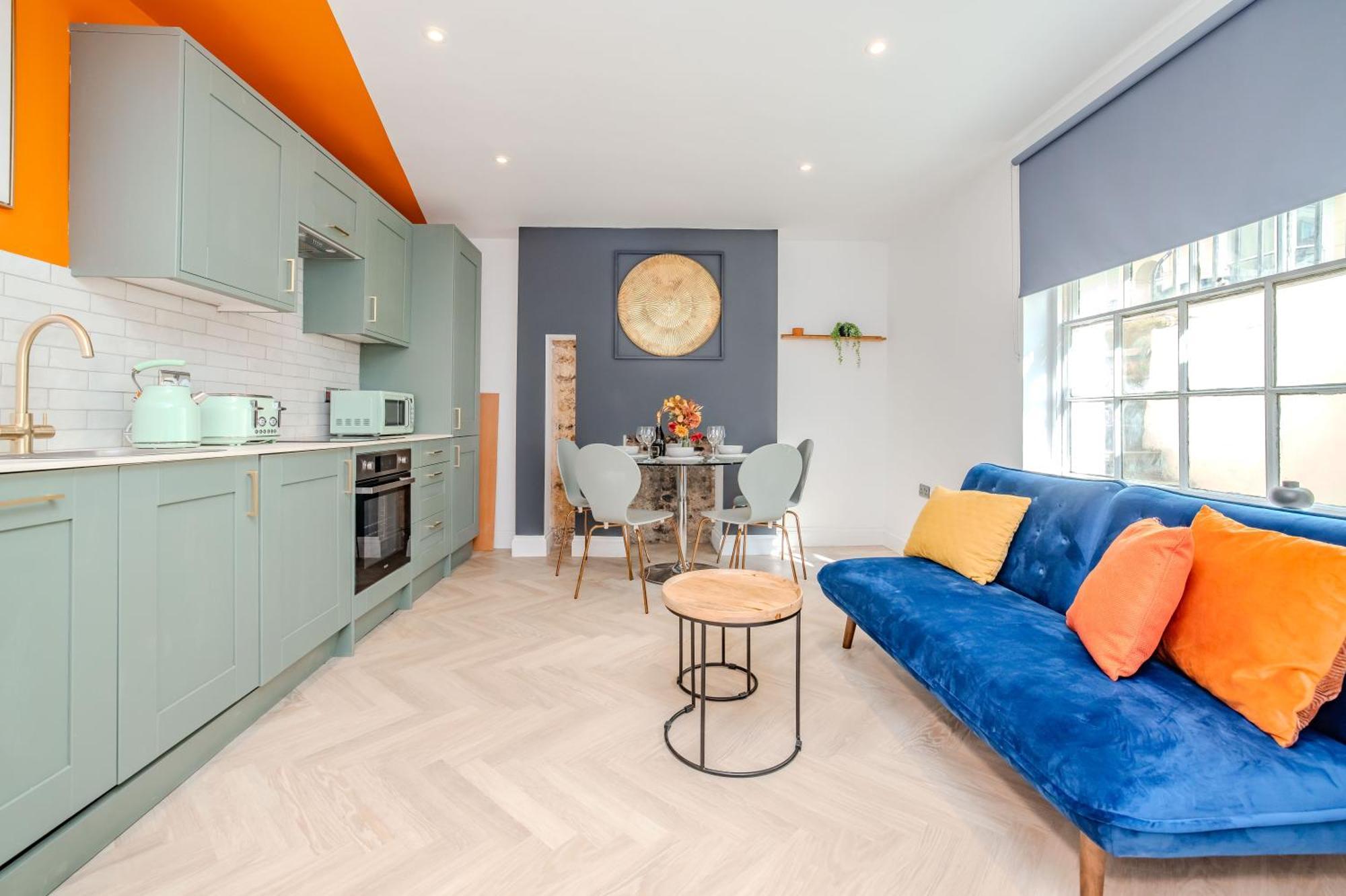 Apartment Comfort L 2-bedroom Flat With Extra Sleeping Options Brighton