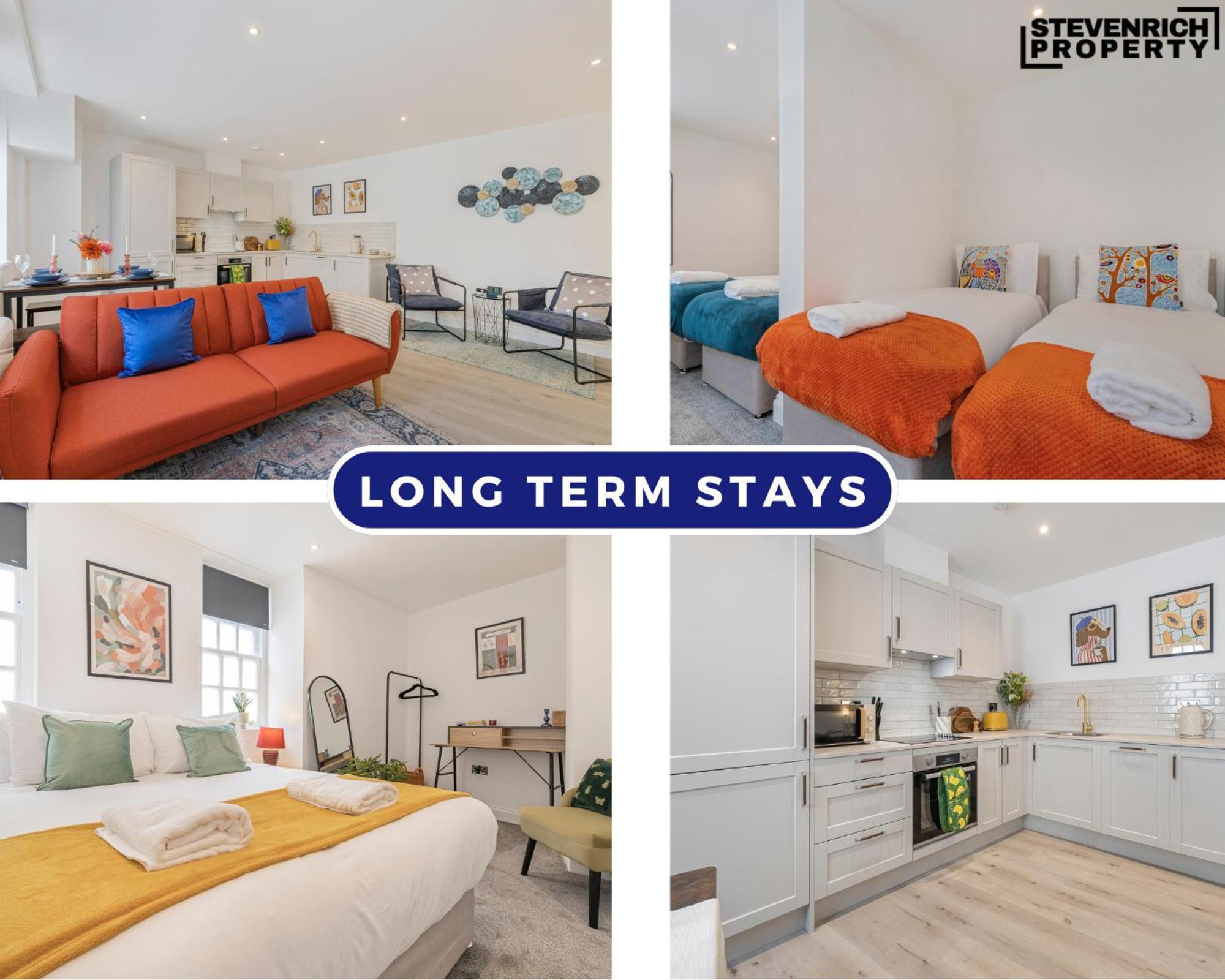 Contractors 2bedrooms 6guests Wifi Apartment *