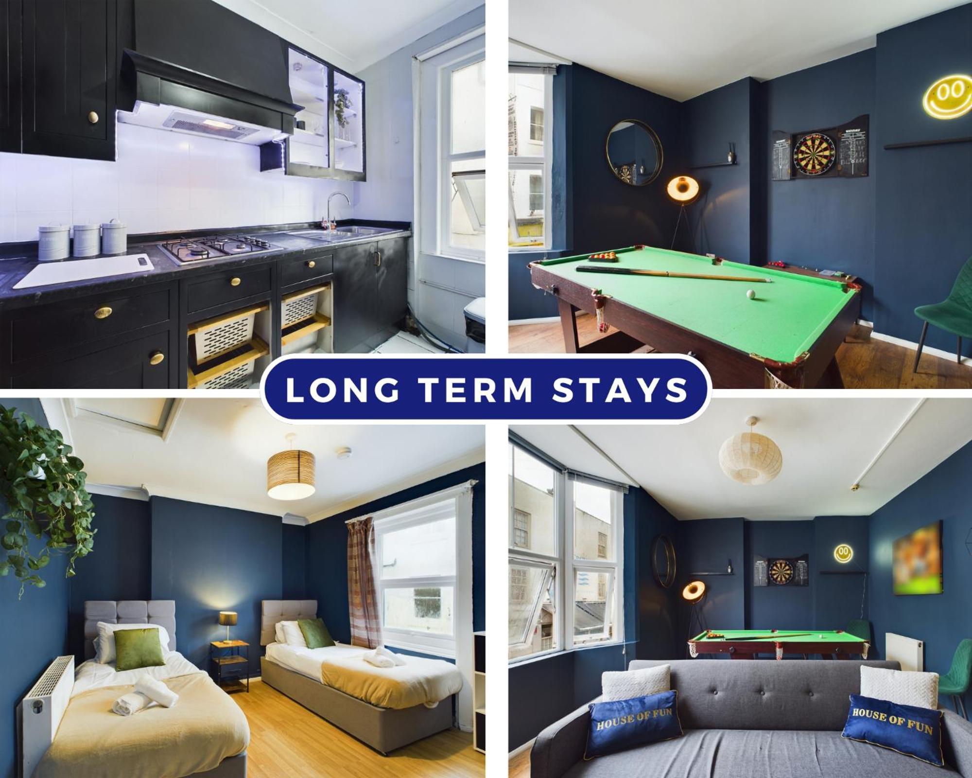 Apartment Pool Table 4 Bed Flat For 6 Guests Long Term